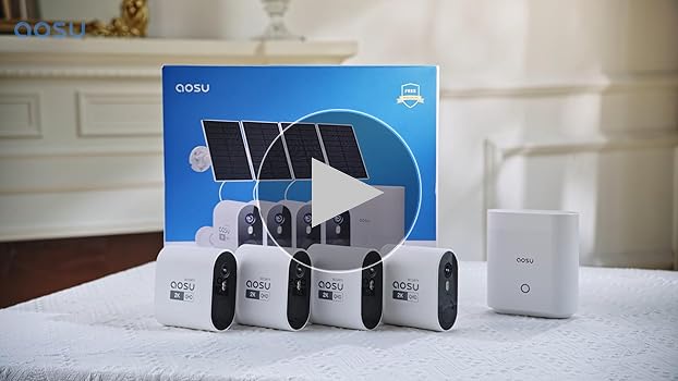 Amazon.com : AOSU Solar Security Cameras Wireless Outdoor